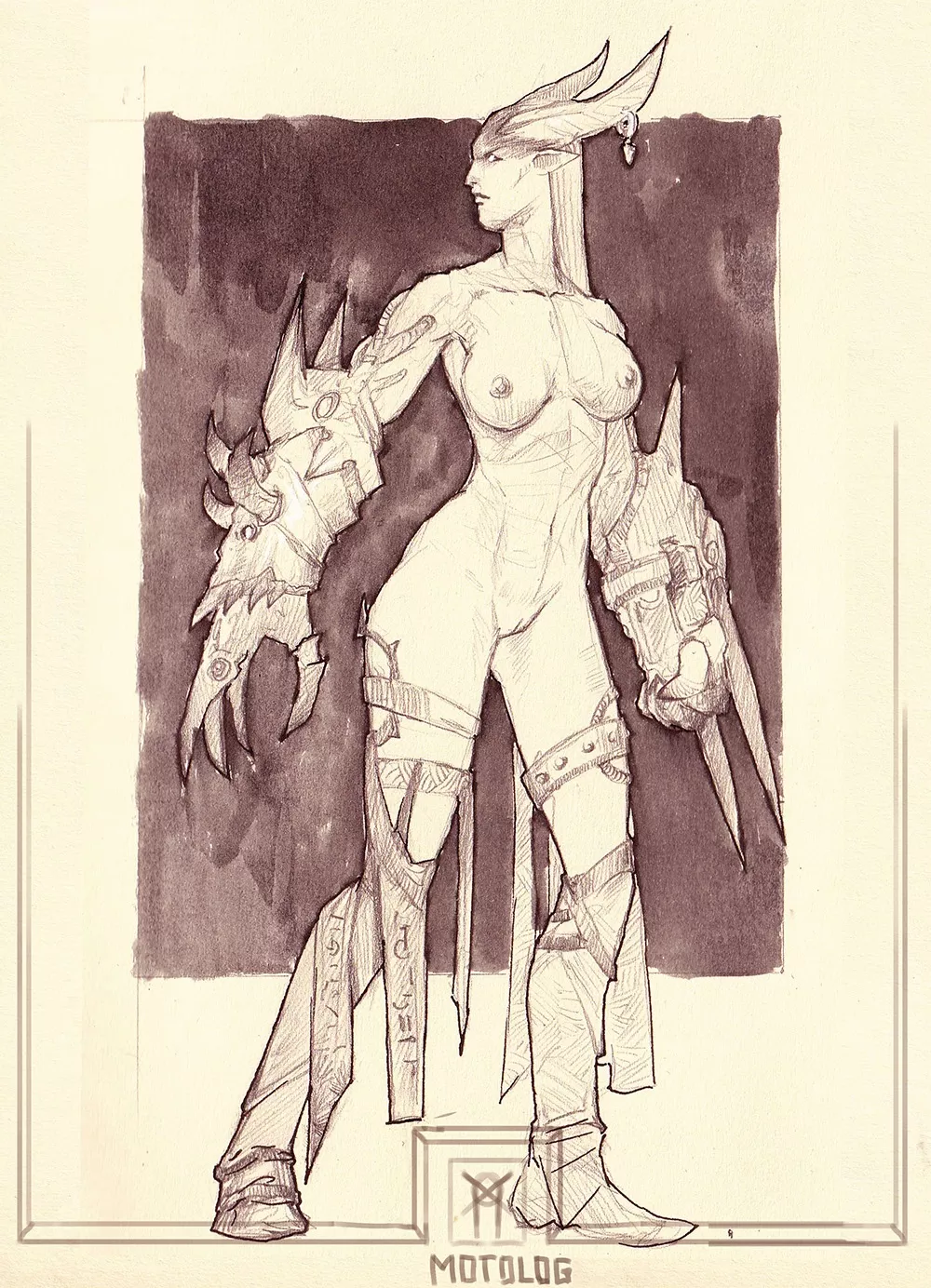 [OC] Devil fighter posted by Njarla