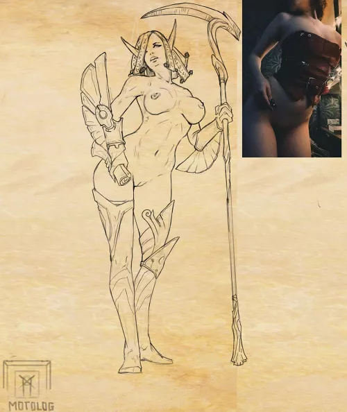 [OC] elf priest by Njarla