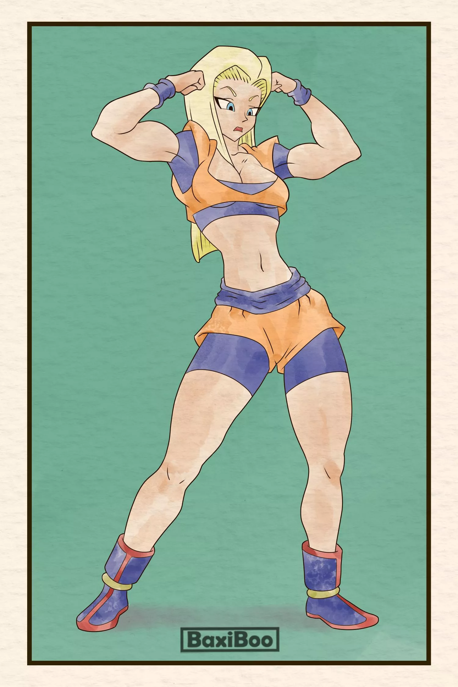 [OC Fanart] 18 in Turtle School Gi by myself (u/Baxiboo) posted by BaxiBoo