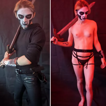 [OC] Gideon the Ninth (from the Locked Tomb Trilogy) - On/Off but still armed... by Novasry