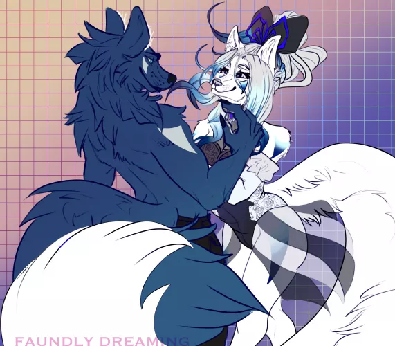 [OC] Gift for my girlfriend and her hubby by Faundlydreaming