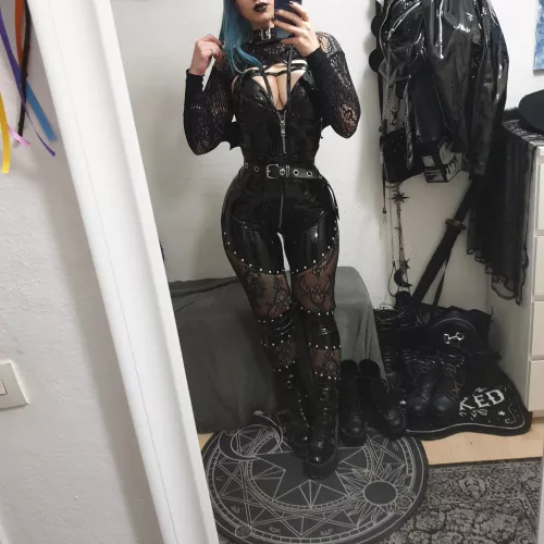 [OC] I am completely in love with my new outfit. I turned so many heads on my way to work today 😈 by LunaticalWitch