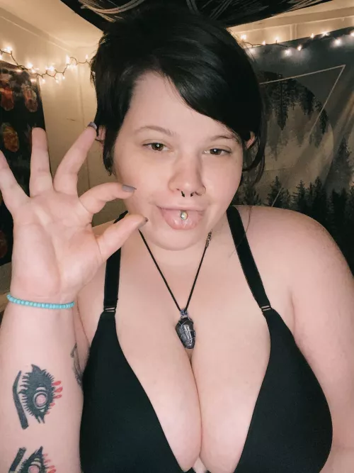 [OC] I bet your so small you won’t even be able to make me gag 🥰 Poor little thing by lilraccoongirl