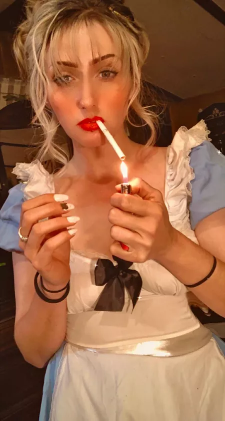 (OC) ..I need a volunteer to follow me everywhere I go and light my cigarettes for me…😈🚬👑 by Icy_Information3915