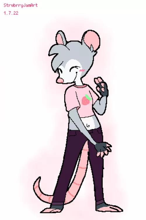 [OC] Jammy the Possum! :D by StrwbrryJamArt