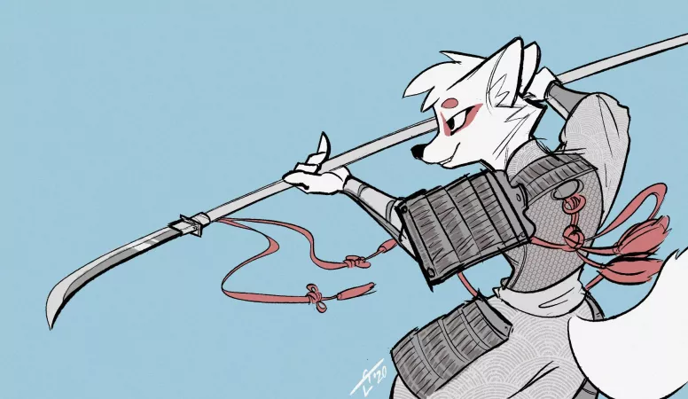 [OC] Kitsune Samurai by PETApitaS