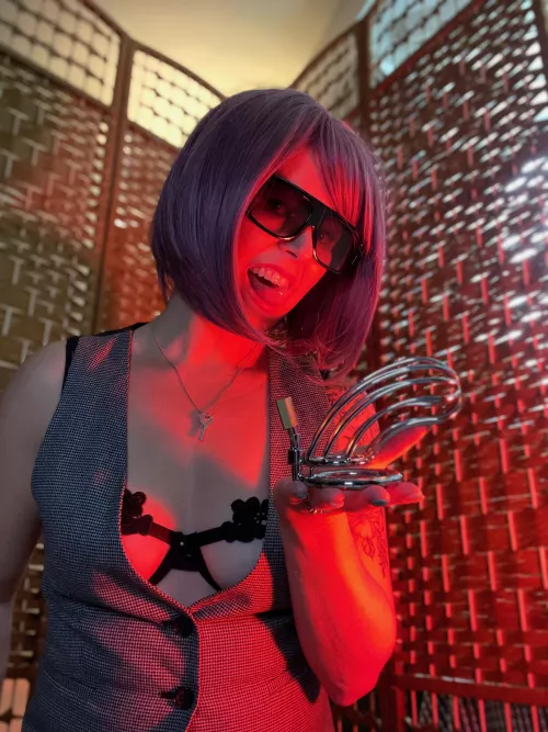 [oc] Lock up your sad little cock by Octospank