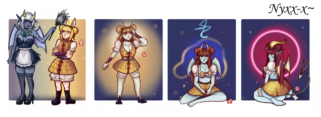 [OC] Mayumi To Succubus! [Touhou Project] (FTF, Monster Girl, Body Modification, Mind Change, Hypno, Succubus) by me (Commission) by Nyxx-x