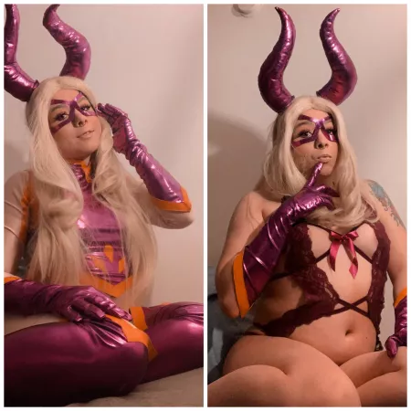 [oc] Mt. Lady cosplay on/off by Sparky_Chu by Sparky_chu