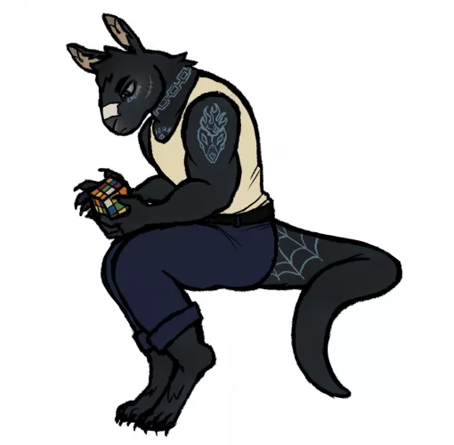 [OC] roo-biks cube by buckllywelyn