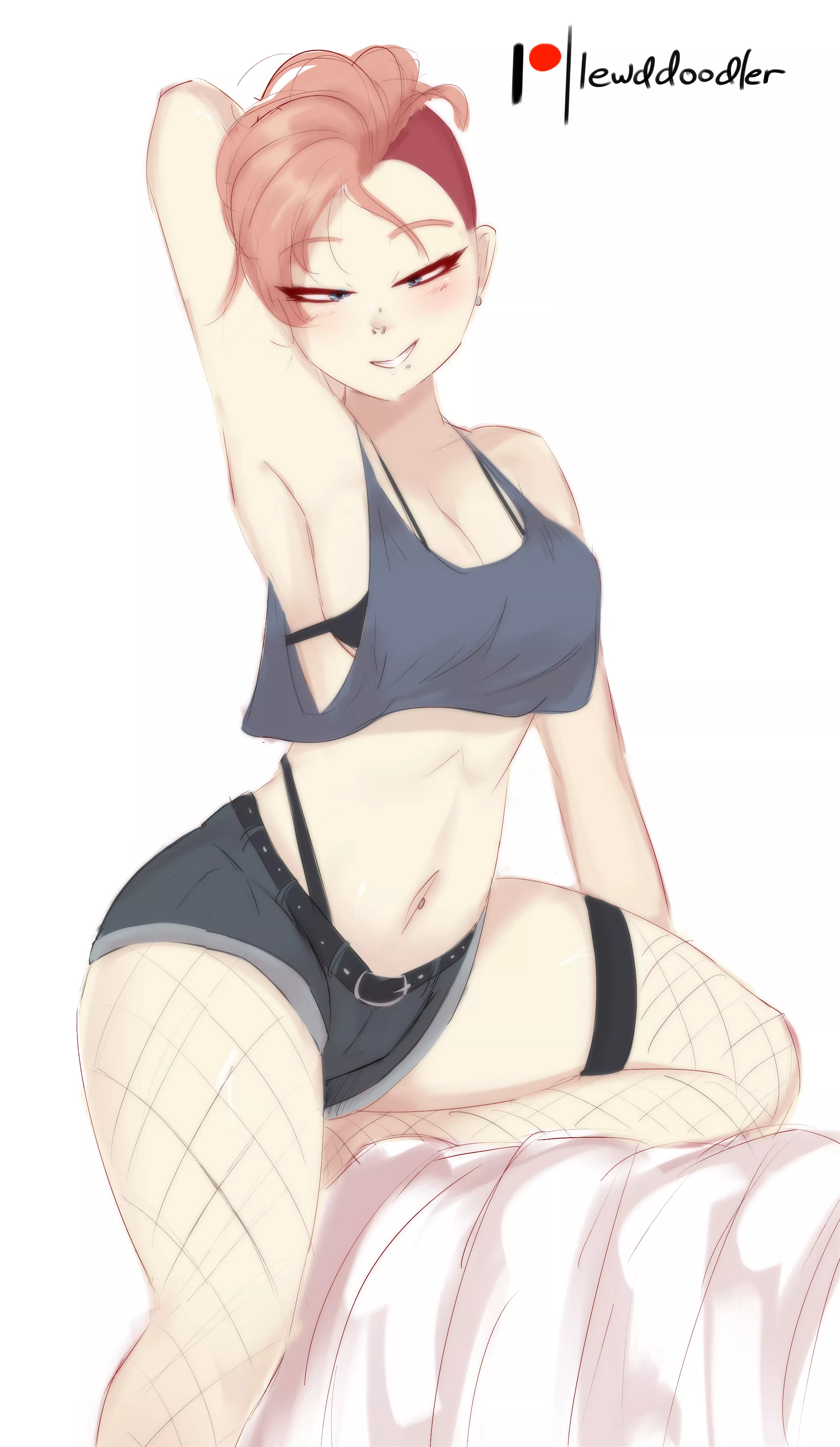 [OC] Street Style Sayori posted by LewdDoodler