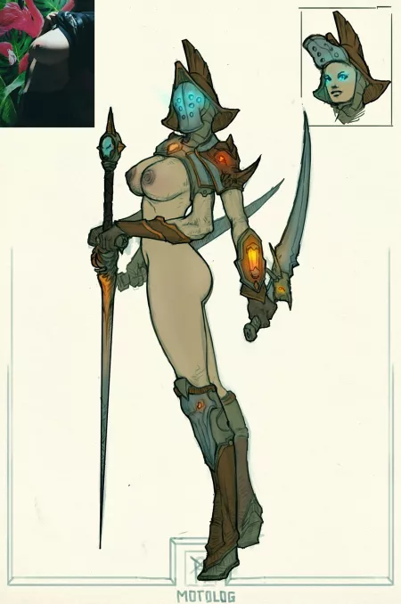 [OC] Sword master by Njarla