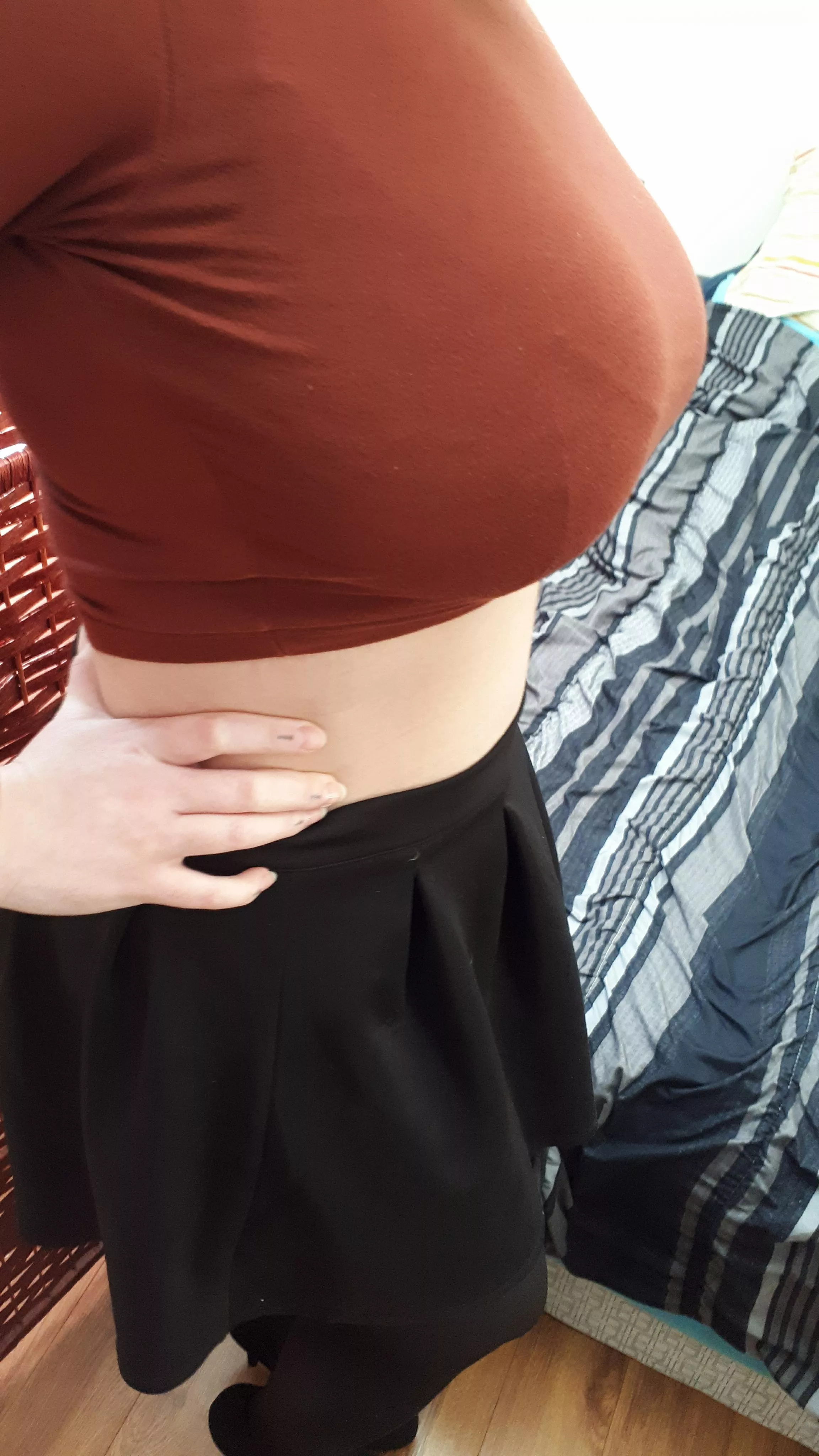 [OC] Tight shirt, lace bra 😘 posted by Alexandra_Raven