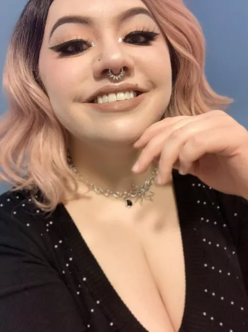 [oc] Wanna make me smile? Make yourself fucking useful then. You have a toilet 🚽 to deep clean naked. 😁 by spookymerbabe