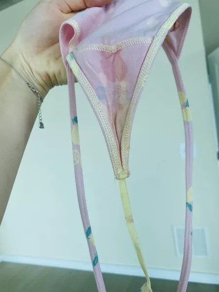[oc][f18]Tiny g string is so smelly now..) Do you like stains guys?🍑 by LittleOneTwo3