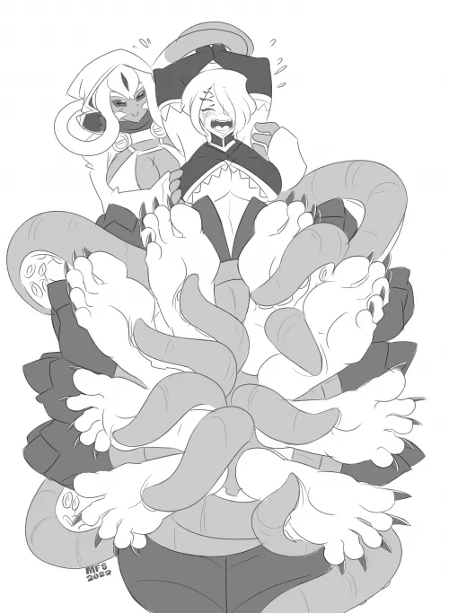 Oct's Playtime with Rachnera.(Monstlyfunstuff)[Monster musume] by Banime2019