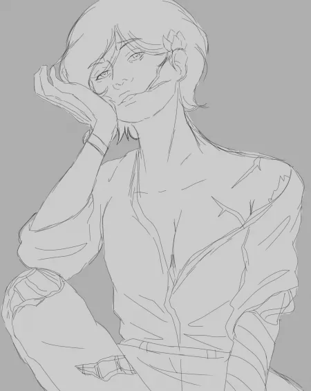 [OC/Wip] Casual Aruni art by seonjangbts