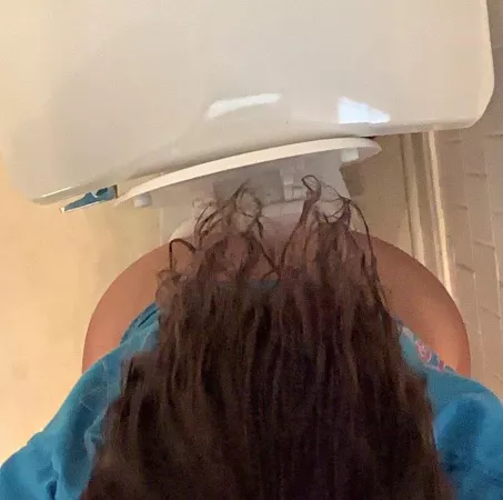 Of course i have to potty right after the shower! by Sea-Sector1440