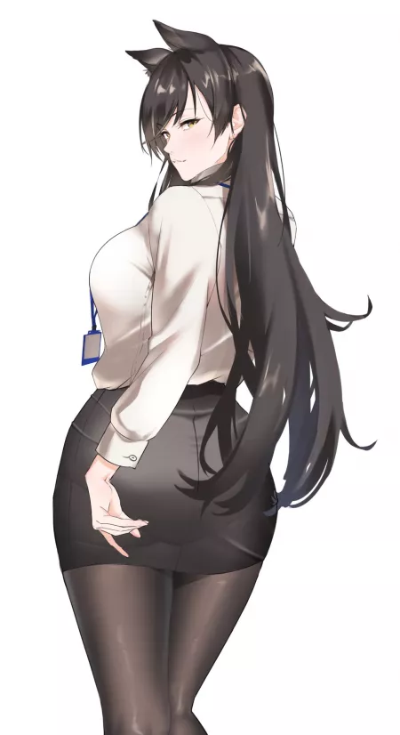 Office Atago Thighs by ArmorXIII