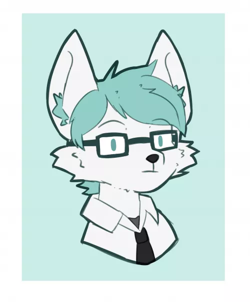 Office Dog by Frizzeldz