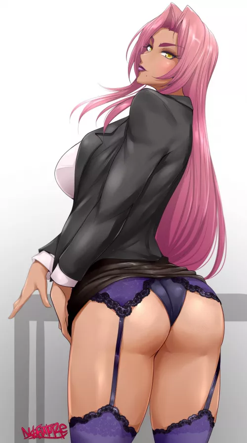 Office Lady Ingrid by CheetahSperm18