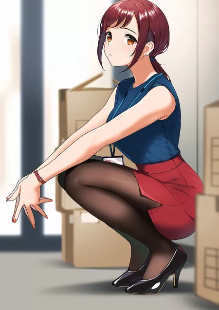 Office Lady [Original] by CheetahSperm18