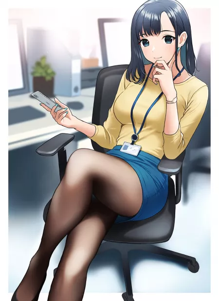 Office Lady [Original] by CheetahSperm18