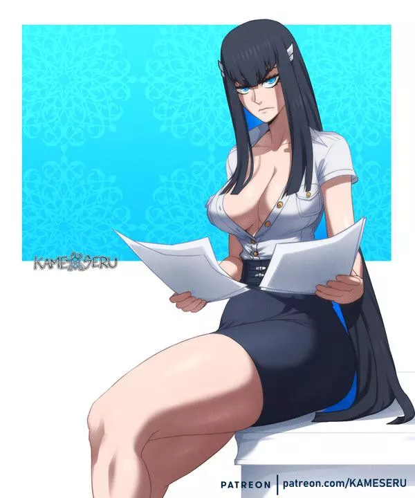 Office Satsuki featuring them thighs posted by Musicformyhears