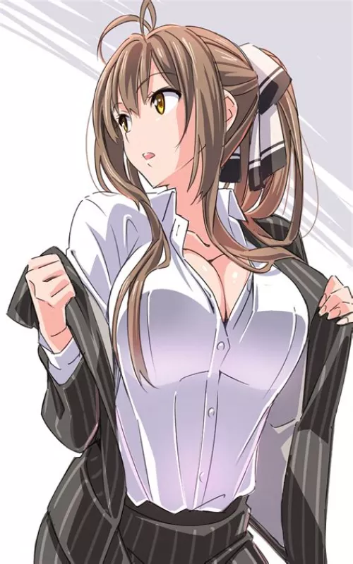 Office Worker GF (Isuzu Sento,Amagi Brilliant Park, I Think) by Key_Temperature_1845