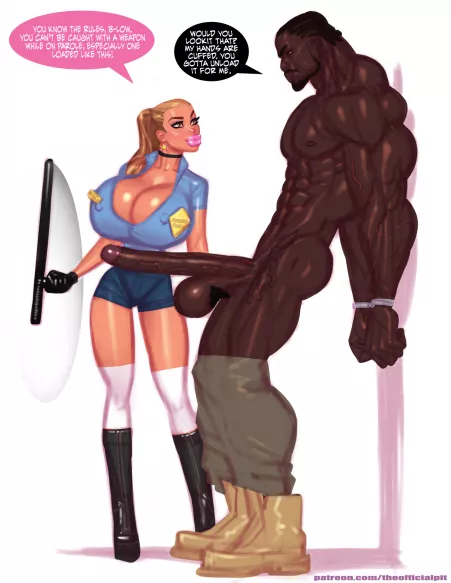 Officer Gold just won't stop harassing B-Low! by KeeKee666