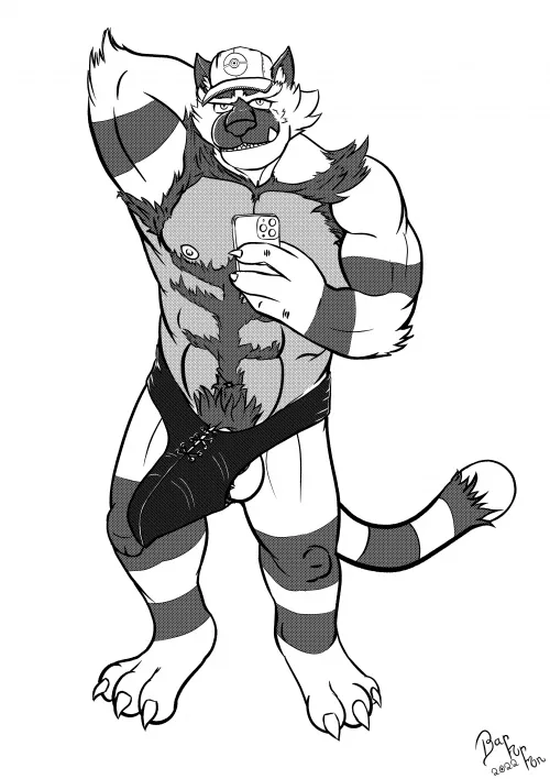 Oh baby why are you taking so long, come on home. Help me with this here. (BarFurMon) by BarFurMon