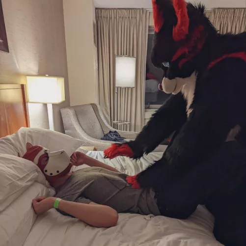 Oh, hello 🤭 by Shy_Himbo_Pup