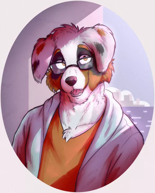 ''Oh hey are you a new student?? Can I be your overly energetic mentor!?'' // Art by me // Chris Davenport from Santa Lucia vn by spacetank