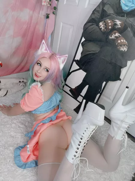 Oh no I fell and my skirt slipped by lunaaquaphine