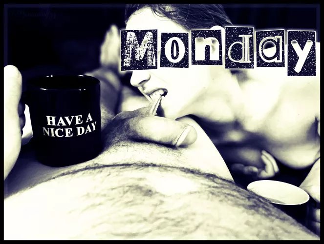 Oh no, Monday again…😈☕️ by bennowolf84