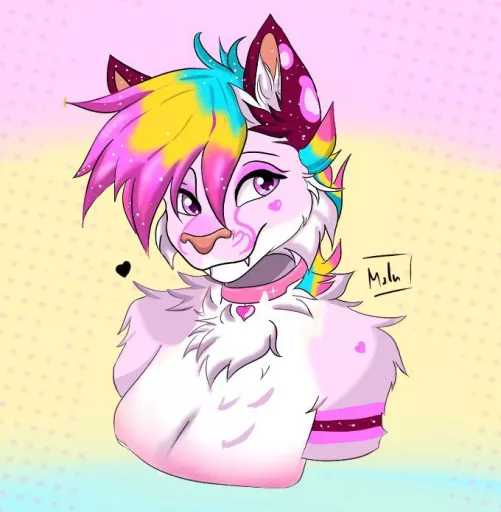 Old commission ( my commission are open ) by luna97106