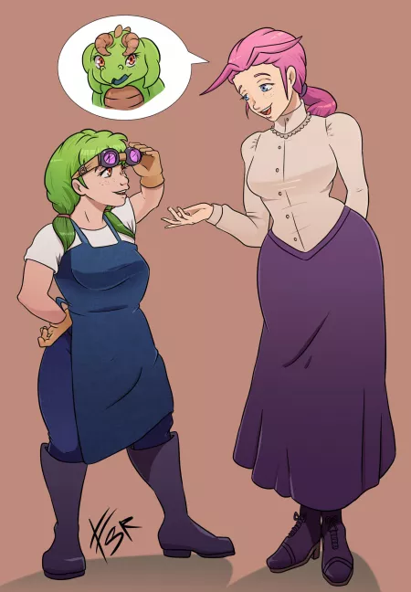 Old Friend, New Species (F2F Kobold to Dwarf) commissioned by Daughterskin, created by Fokk3rs by daughterskin