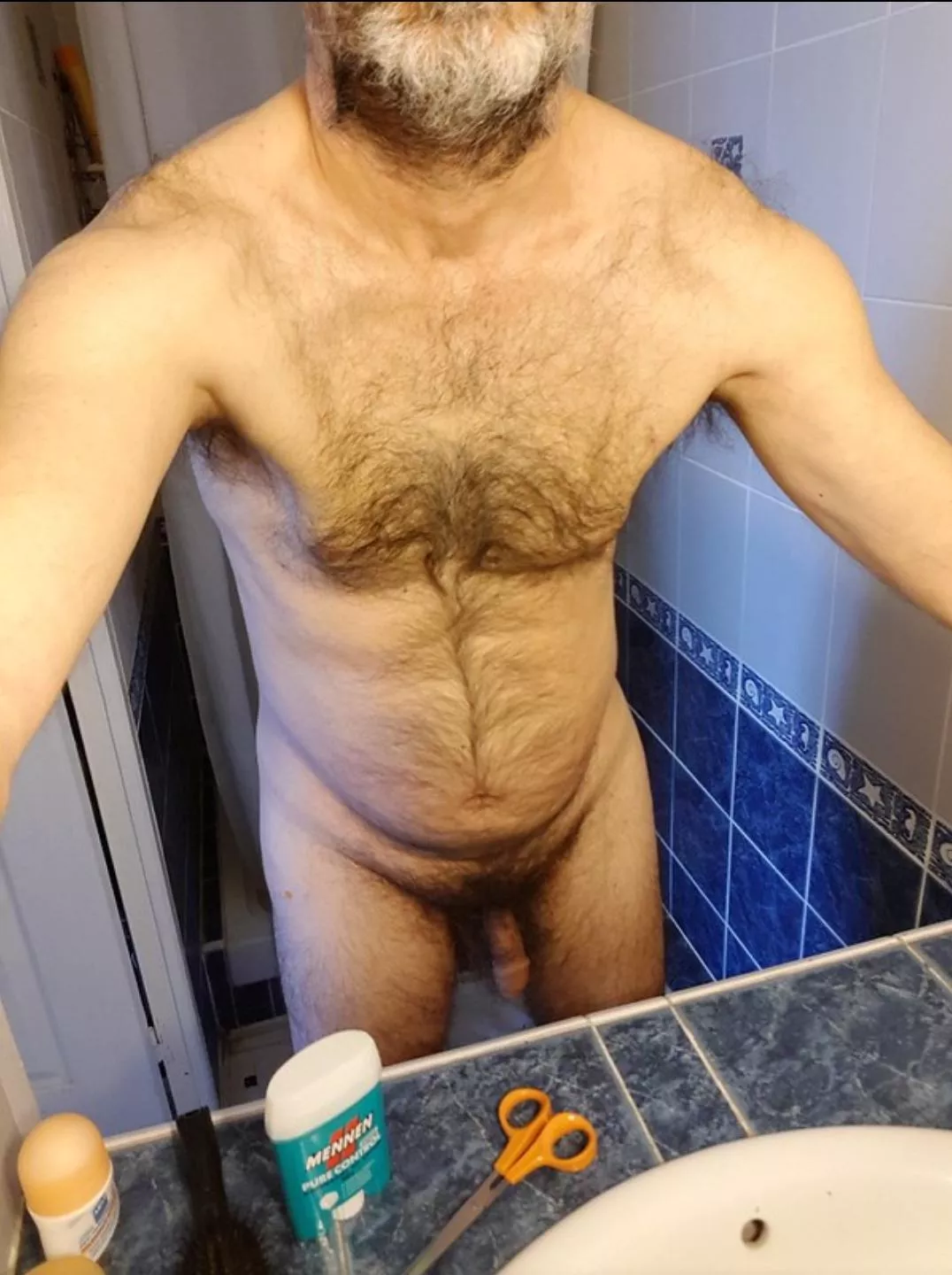 Old hairy dad...(61y).…. posted by HarveyBentGoneWild