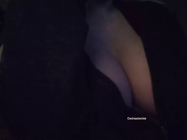 Old pic of me relaxing at home in my ex's hoodie by luxyslut