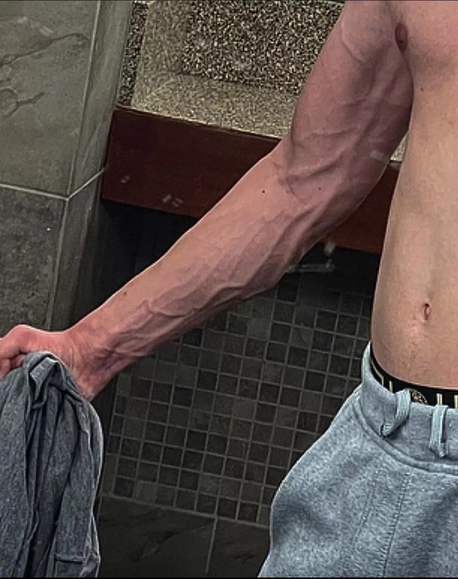 Old picture, veins popping tho posted by DistributionDue764