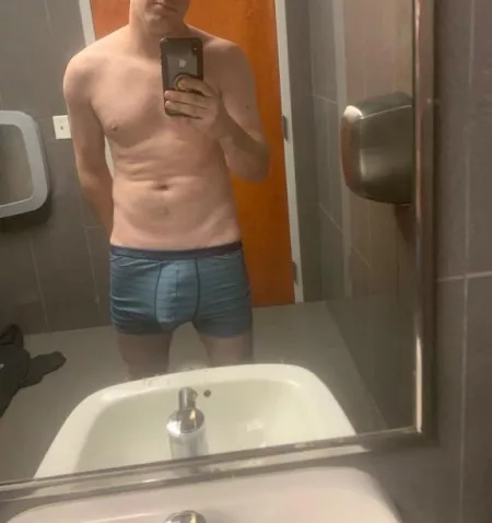 Old work photo in my Calvin's 😎 #bulge #calvinklein by Cammy_Stanton