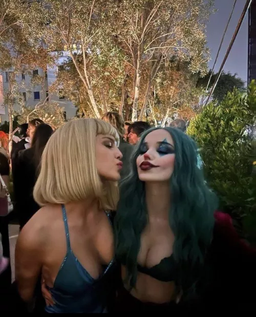 Olivia Rodrigo and Dove Cameron are a cleavage lovers dream by spiceasterik