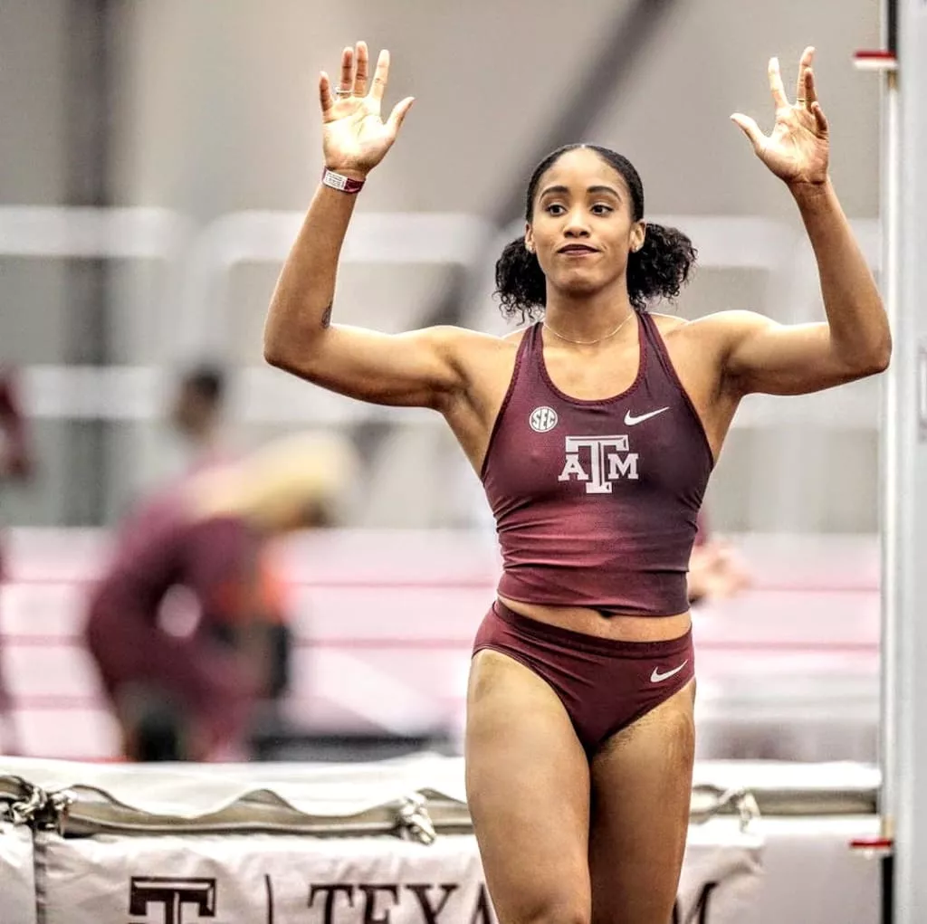 Olympian Tyra Gittens posted by Straw27