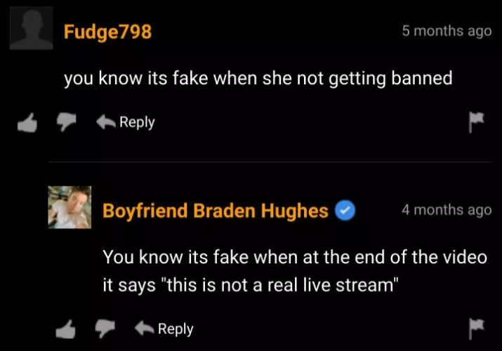 on a 'girl on twitch' video by SuperPhoneGuyIdk