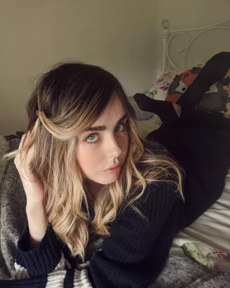 On her bed by ProximaBee