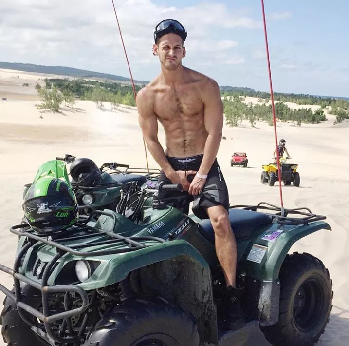 On his quad bike posted by menareamazing