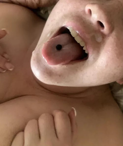 On my face and mouth 😜 by CrazyAttitude9306