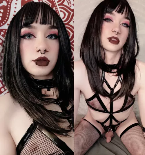 On my knees waiting to worship your cock 🤤 by skyesoprettyy