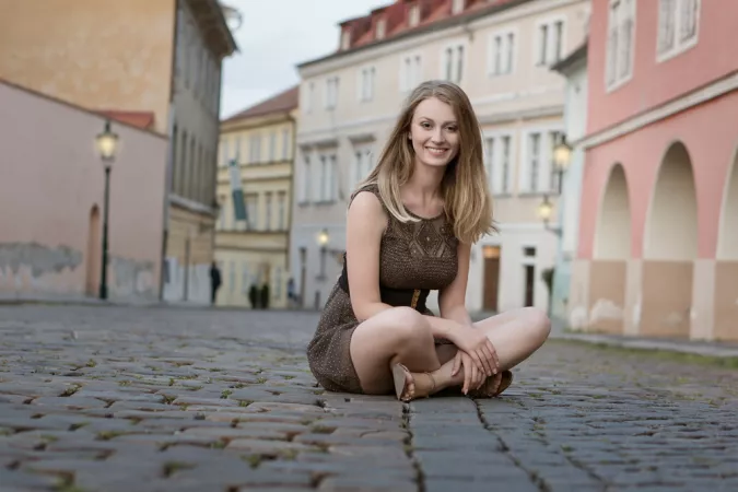 On the cobblestones by regularsatnightthing