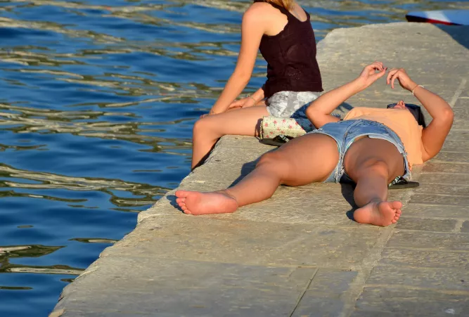 On the pier by pelfie